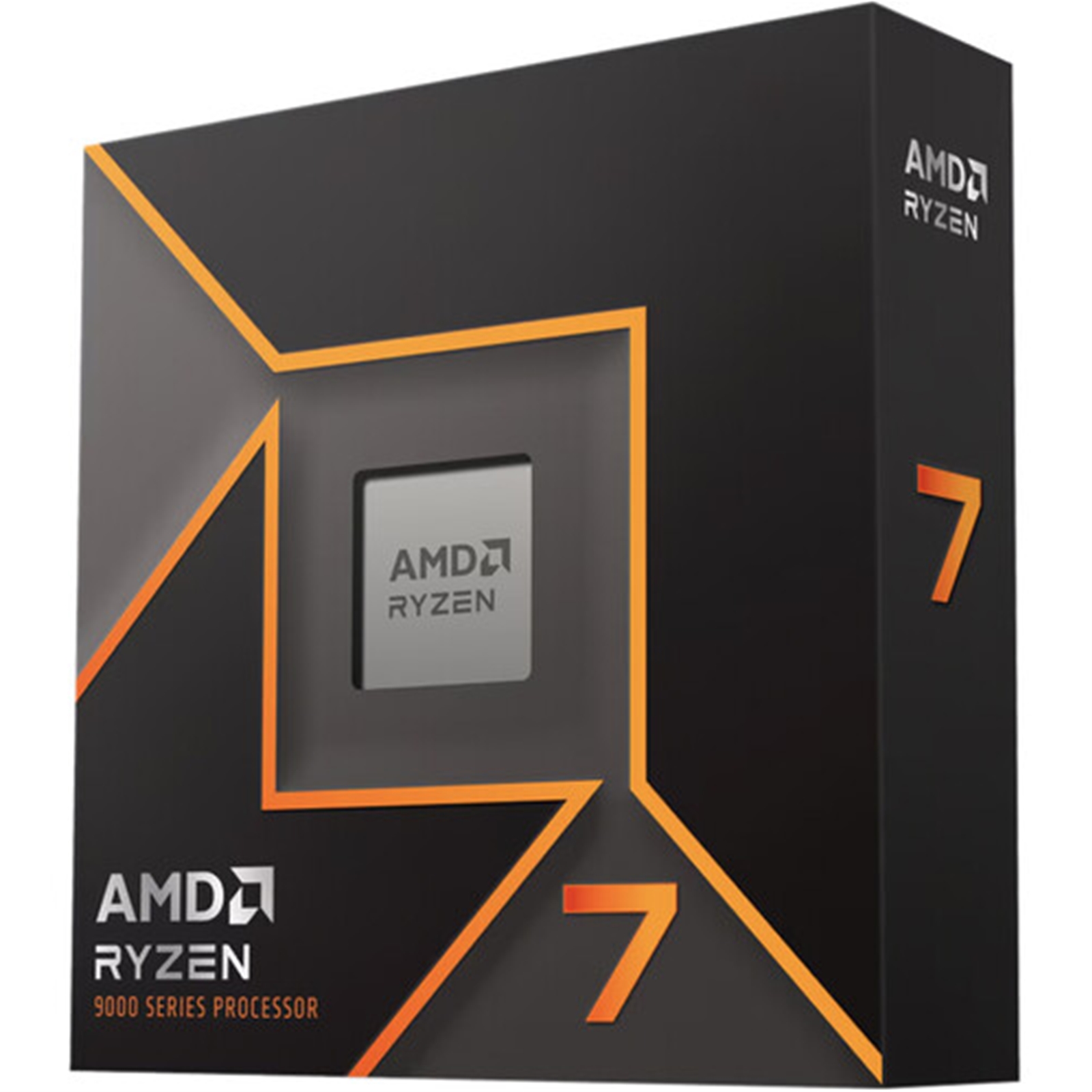 AMD Ryzen 7 9700X with Radeon Graphics, 8 Core AM5 Processor, 16 Threads, 3.8Ghz up to 5.5Ghz Turbo, 32MB Cache, 65W, No Fan