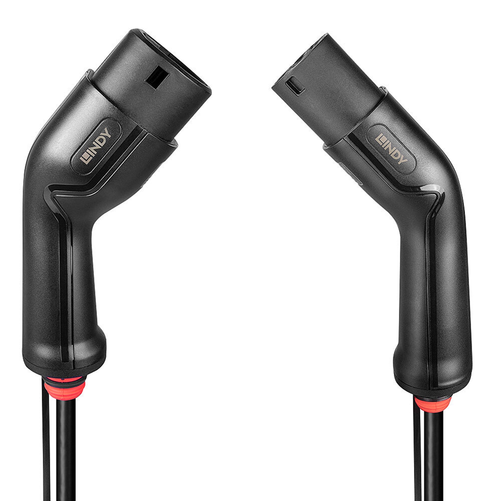 LINDY 30110 5m Type 2 EV-Charging cable, 11kW, 3-phase charging for electric and hybrid vehicles, Supplied with a carrying bag for convenient storage, 2 year warranty
