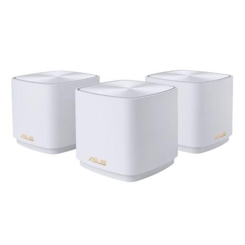 Asus AX5400 (ZenWiFi XD5) AX3000 Dual Band Mesh Wi-Fi 6 System, 3 Pack, GB LAN, GB WAN, 160MHz Bandwidth, AiMesh, AiProtection, White