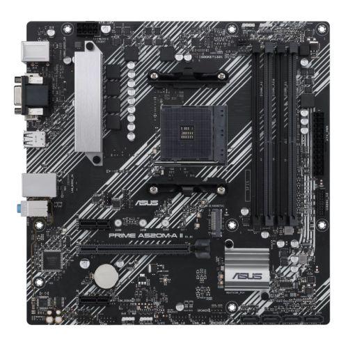 Asus PRIME A520M-A II/CSM - Corporate Stable Model, AMD A520, AM4, Micro ATX, 4 DDR4, VGA, HDMI, DP, M.2