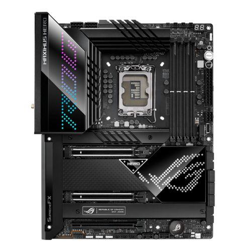 Asus ROG MAXIMUS Z690 HERO, Intel Z690, 1700, ATX, 4 DDR5, HDMI, 2 Thunderbolt, Wi-Fi, 2.5GB LAN, PCIe5, Hyper M.2 Card, RGB, 5x M.2