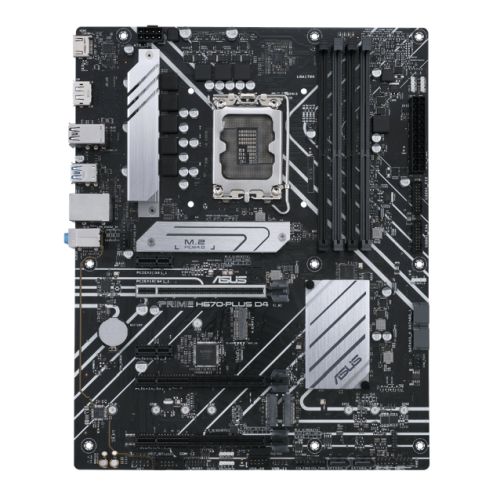 Asus PRIME H670-PLUS D4, Intel H670, 1700, ATX, 4 DDR4, HDMI, DP, 2.5GB LAN, PCIe4, 3x M.2