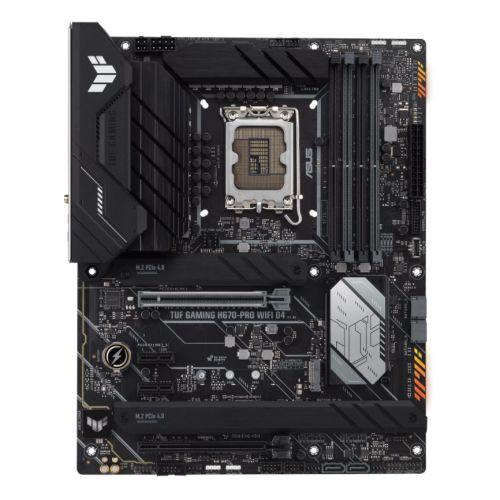 Asus TUF GAMING H670-PRO WIFI D4, Intel H670, 1700, ATX, 4 DDR4, HDMI, DP, Wi-Fi, 2.5GB LAN, PCIe5, RGB, 4x M.2