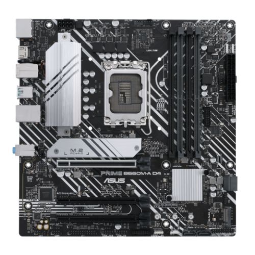 Asus PRIME B660M-A D4, Intel B660, 1700, Micro ATX, 4 DDR4, 2 HDMI, DP, PCIe4, 2x M.2