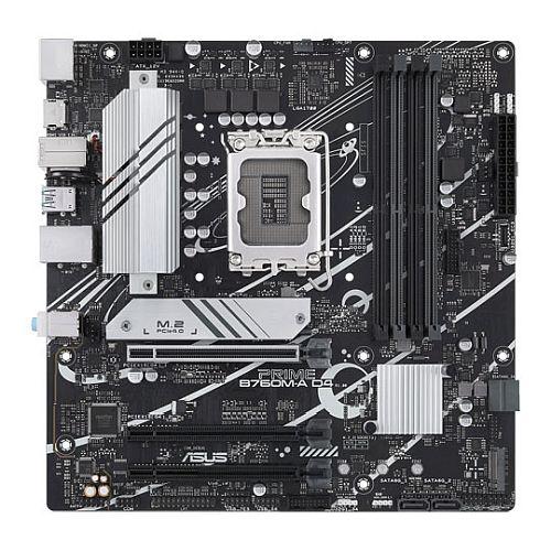 Asus PRIME B760M-A D4, Intel B760, 1700, Micro ATX, 4 DDR4, 2 HDMI, DP, 2.5G LAN, PCIe4, 2x M.2