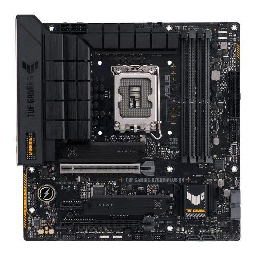 Asus TUF GAMING B760M-PLUS D4, Intel B760, 1700, Micro ATX, 4 DDR4, HDMI, DP, 2.5G LAN, PCIe5, 2x M.2