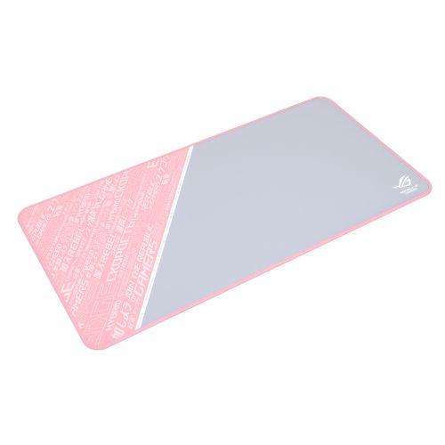 Asus ROG SHEATH PNK LTD Mouse Pad, Smooth Surface, Non-Slip ROG Rubber Base, Anti-Fray, 900 x 440 x 3 mm, Pink