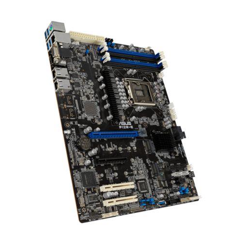 Asus P12R-E Server MB, Intel C252, 1200 for Xeon E-2300, ATX, 4 DDR4, Dual GB LAN, Mgmt LAN, 2x M.2