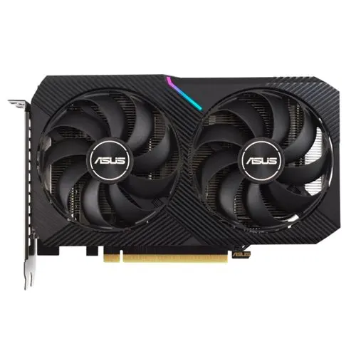 Asus DUAL RTX3060 V2 OC, PCIe4, 12GB DDR6, HDMI, 3 DP, 1867MHz Clock, RGB Lighting, Overclocked, LHR