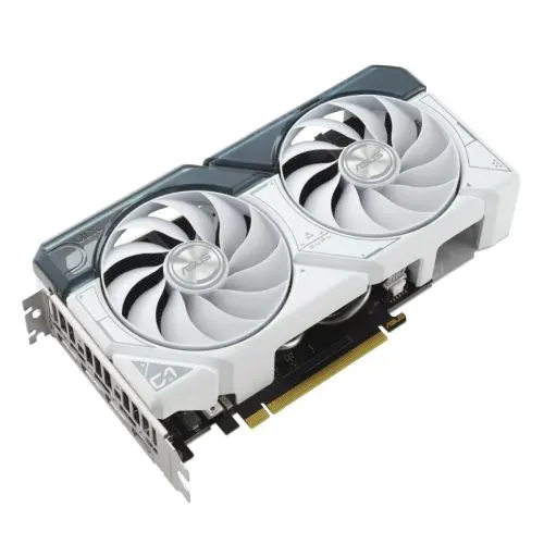 Asus DUAL RTX4060 Ti White OC, PCIe4, 8GB DDR6, HDMI, 3 DP, 2595MHz Clock, Overclocked 