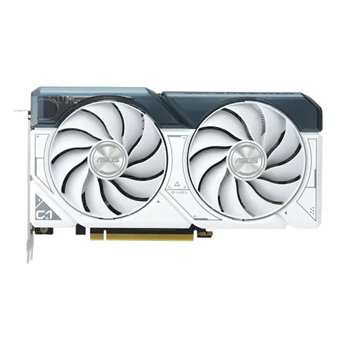 Asus DUAL RTX4060 White, PCIe4, 8GB DDR6, HDMI, 3 DP, 2490MHz Clock