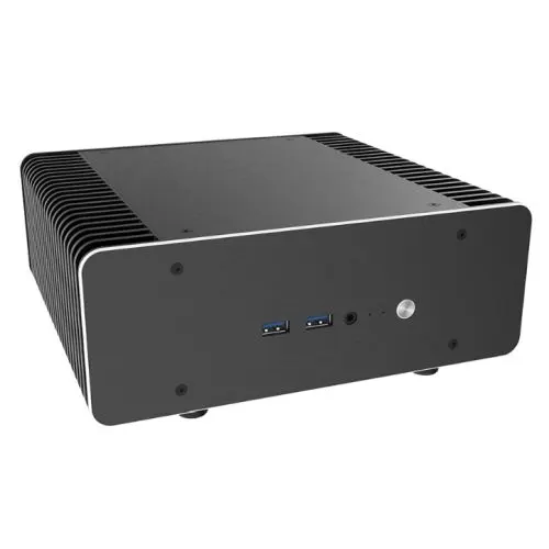 Akasa Maxwell AC Pro Fanless Case for Intel NUC 13 Pro, 40W TDP, Aluminium, Copper Heatpipes