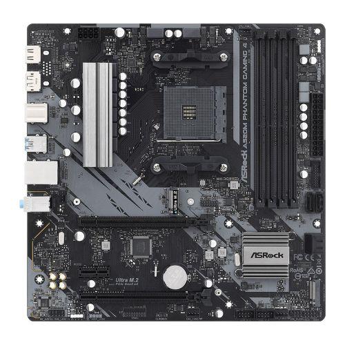 Asrock A520M PHANTOM GAMING 4, AMD A520, AM4, Micro ATX, 4 DDR4, HDMI, DP, 2x M.2