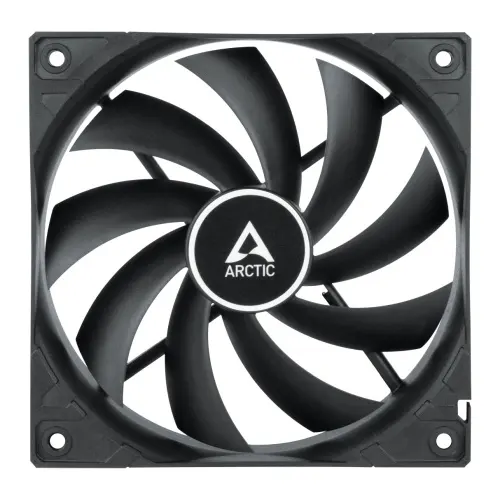 Arctic F12 12cm PWM PST Case Fan, Black, 9 Blades, Fluid Dynamic, 230-1350 RPM