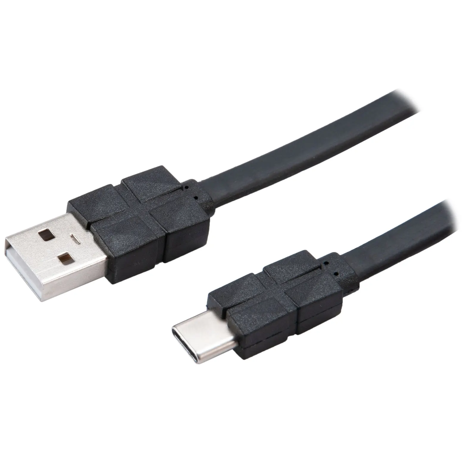 Akasa Proslim USB 2.0 Type-A (M) to USB 2.0 Type-C (M) 1m Black Retail Packaged Data Cable