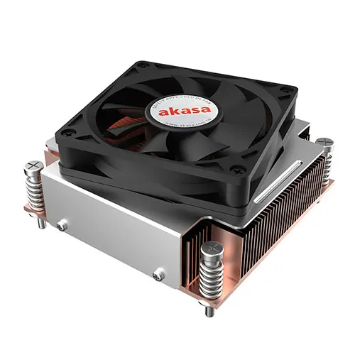 Akasa AK-CC7402BT01 2U Heatsink and Fan, Intel 1700, 1200,115x & 1366, PWM Fan, Up to 115W 