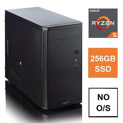 Spire MATX Tower PC, Fractal Core 1100 Case, Ryzen 5 5600G, 8GB 3200MHz, 256GB SSD, Bequiet 450W, No Optical, KB & Mouse, No Operating System