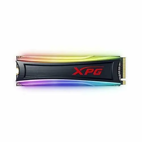 ADATA 512GB XPG Spectrix S40G RGB M.2 NVMe SSD, M.2 2280, PCIe 3.0, 3D TLC NAND, R/W 3500/1900 MB/s, 300K/240K