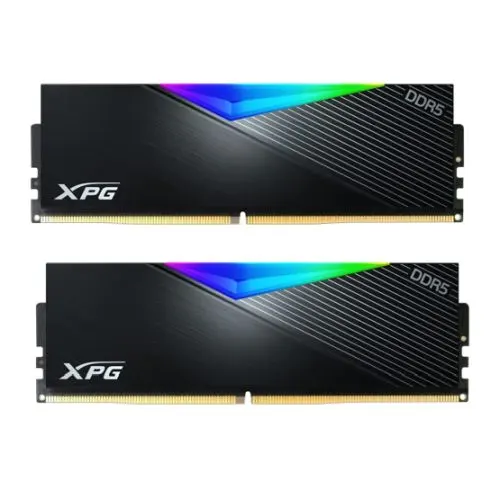 ADATA XPG Lancer RGB 32GB Kit (2 x 16GB), DDR5, 6000MHz (PC5-48000), CL40, 1.35V, ECC, XMP 3.0, PMIC, DIMM Memory