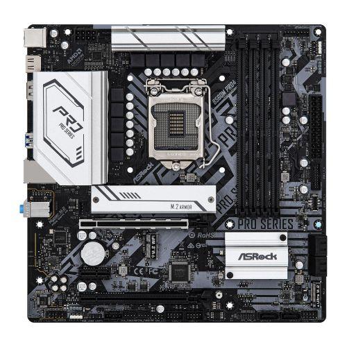 Asrock B560M PRO4, Intel B560, 1200, Micro ATX, 4 DDR4, HDMI, DP, RGB, 2x M.2