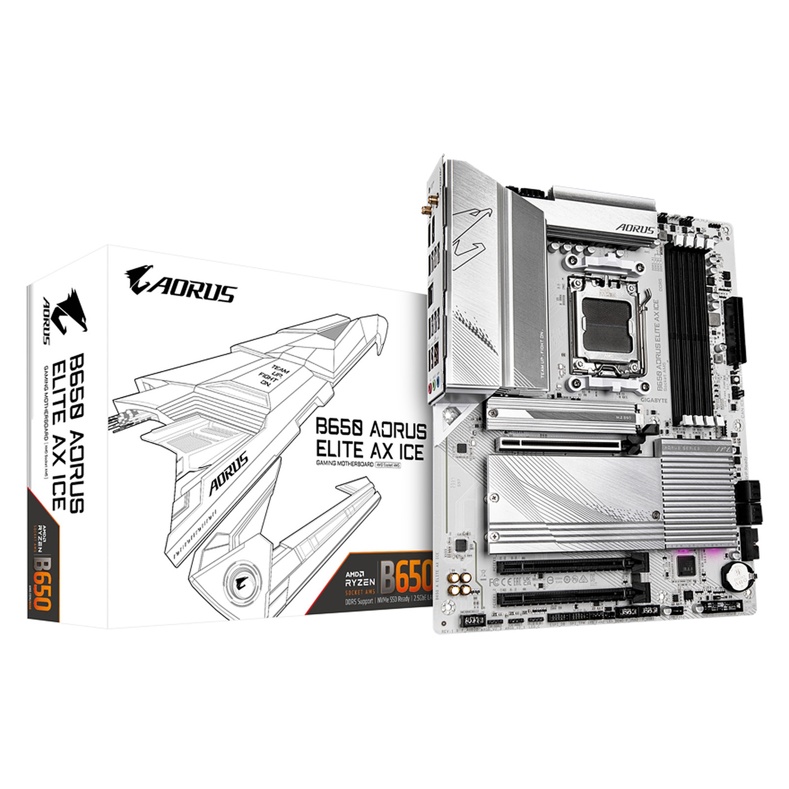 Gigabyte B650 AORUS ELITE AX ICE DDR5 Motherboard