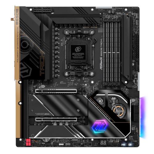 Asrock B650E TAICHI, AMD B650, AM5, EATX, 4 DDR5, HDMI, USB4, Wi-Fi 6E, 2.5G LAN, PCIe5, RGB, 3x M.2