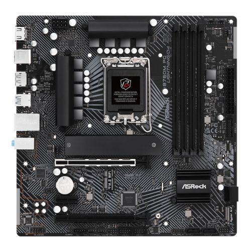 Asrock B760M PG LIGHTNING/D4, Intel B760, 1700, Micro ATX, 4 DDR4, HDMI, DP, GB LAN, PCIe4, 2x M.2 