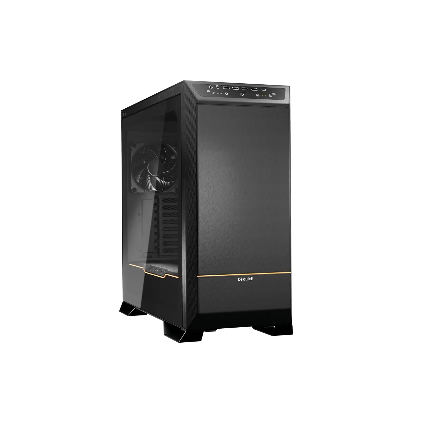 be quiet! Dark Base Pro 901 Full Tower Gaming PC Case, Black, 4x USB 3.2 Type A, Interchangeable top cover and front panel, 3x Silent WIngs 4 PWM fans, Subtle ARGB lighting in the front and the PSU Shroud
