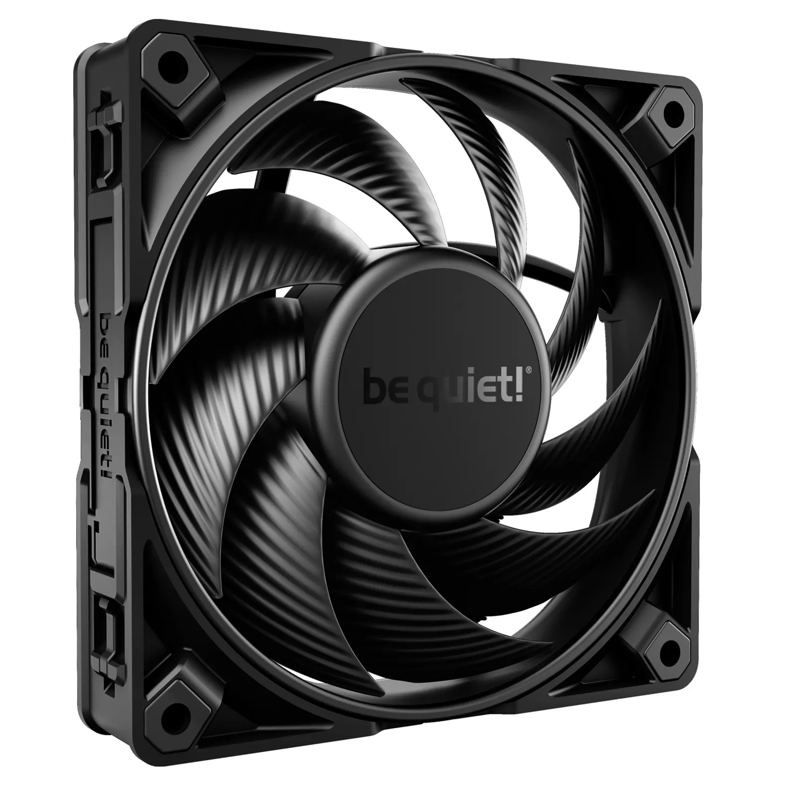 be quiet! Silent Wings Pro 4 PWM Black Fan, 120mm, 3000RPM, 4-Pin PWM Fan Connector, Black Frame, Black Blades, Optimized Fan Blades for the Highest Performance for Radiators & Heat Sinks, 3 Mounting Options, 3 Speed Switch