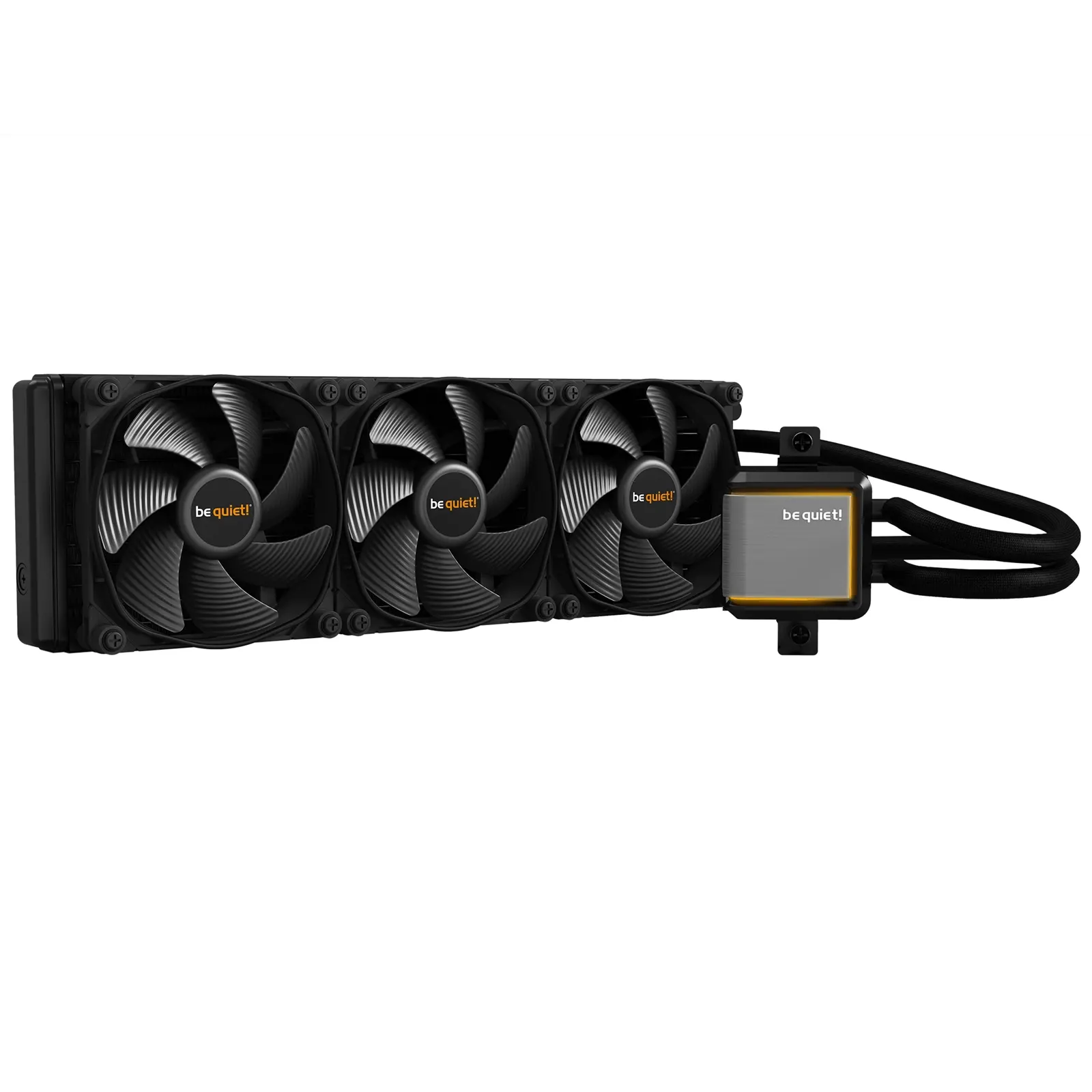 be quiet! Silent Loop 2 AiO Liquid CPU Cooler, Universal Socket, 360mm Radiator, 3 x Silent Wings 3 120mm PWM High Speed 2200RPM Black Cooling Fan, Addressable RGB LED Pump Head with Powerful 3 Chamber Design to Significantly Reduce Turbulences & Noise