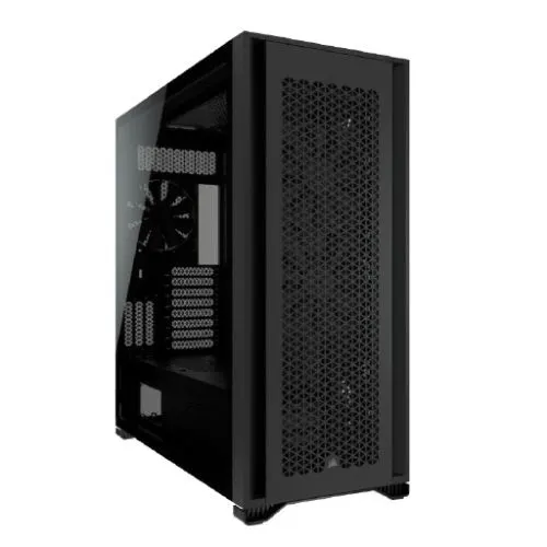 Corsair 7000D Airflow Gaming Case w/ Tempered Glass Window, E-ATX, 3 x AirGuide Fans, High-Airflow Front Panel, USB-C, Black 