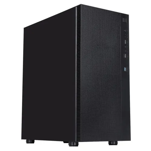 CiT Silent ES Low Noise ATX Case, 2 PWM Fans, Sound Dampening Panels, PSU Shroud