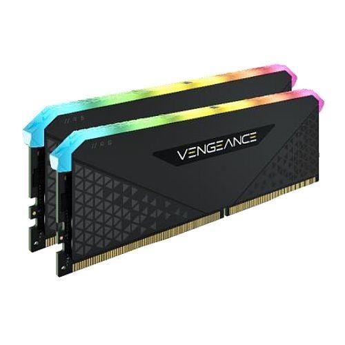 Corsair Vengeance RGB RT 16GB Kit (2 x 8GB), DDR4, 3600MHz (PC4-28800), CL18, XMP 2.0, 10 LEDs, AMD Optimised, Black