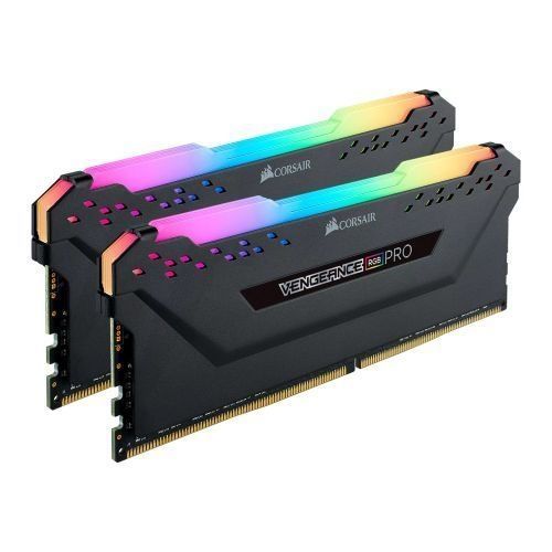 Corsair Vengeance RGB Pro 64GB Kit (2 x 32GB), DDR4, 3200MHz (PC4-25600), CL16, XMP 2.0, IMM Memory