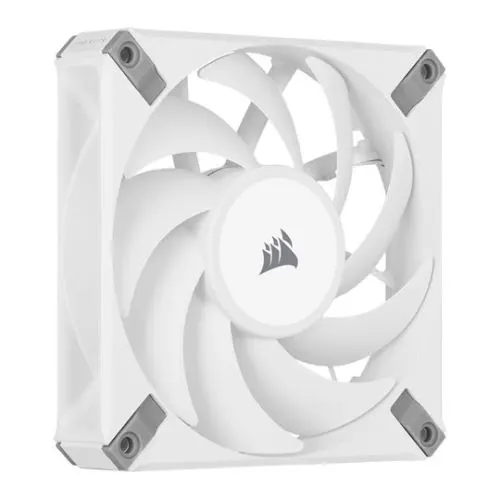 Corsair AF120 ELITE High-Performance 12cm PWM Case Fan, Fluid Dynamic Bearing, 400-1850 RPM, White