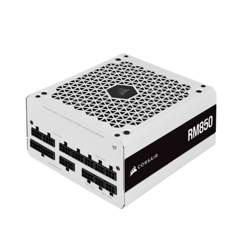 Corsair 850W RM Series RM850 V2 PSU, Rifle Bearing Fan, Fully Modular, 80+ Gold, White *DAMAGED BOX*