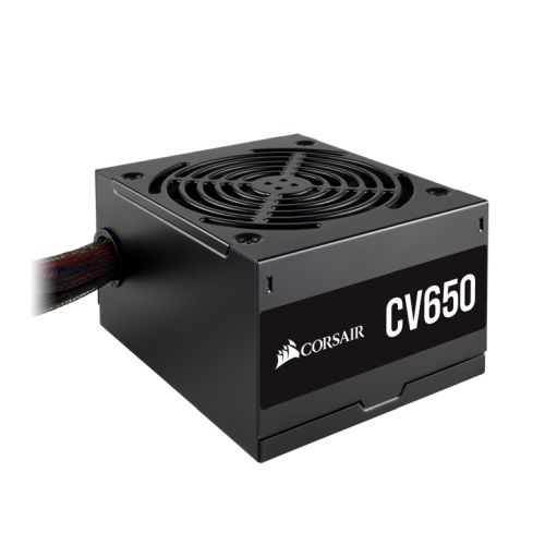 Corsair 650W CV Series CV650 PSU, Sleeve Bearing Fan, Fully Wired, 80+ Bronze