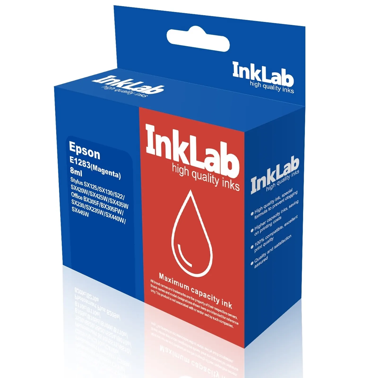 InkLab 1283 Epson Compatible Magenta Replacement Ink