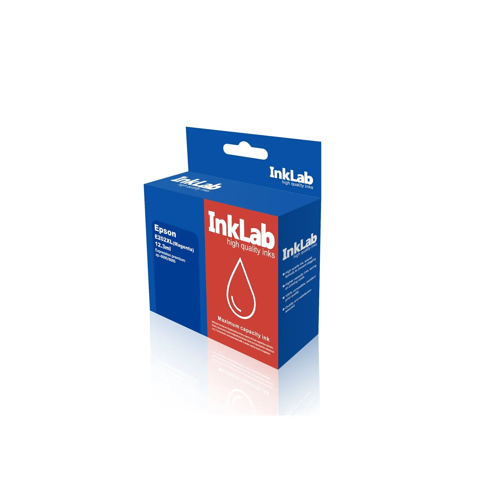 InkLab 202 XL Epson Compatible Magenta Replacment Ink