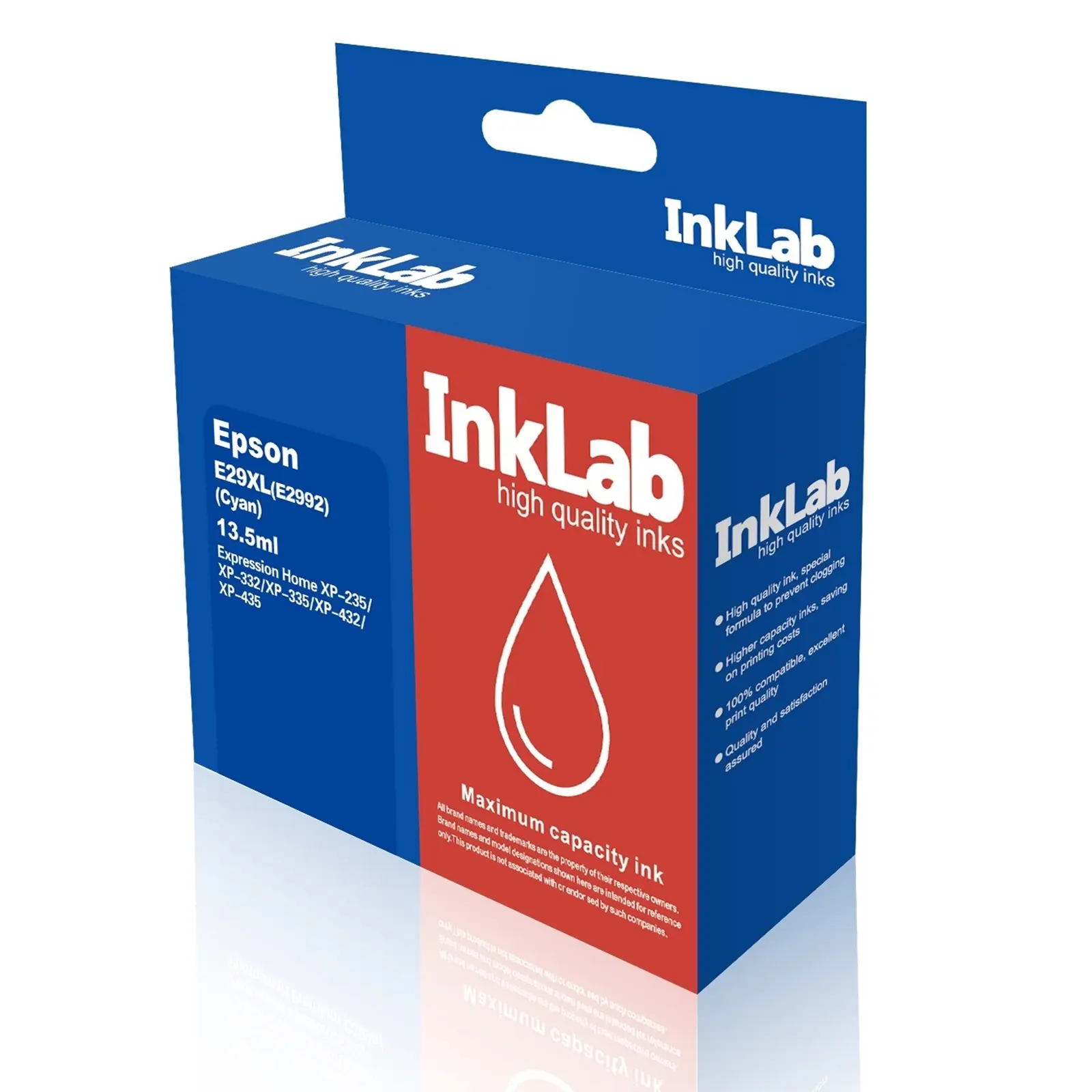 InkLab 29 XL Epson Compatible Cyan Replacment Ink