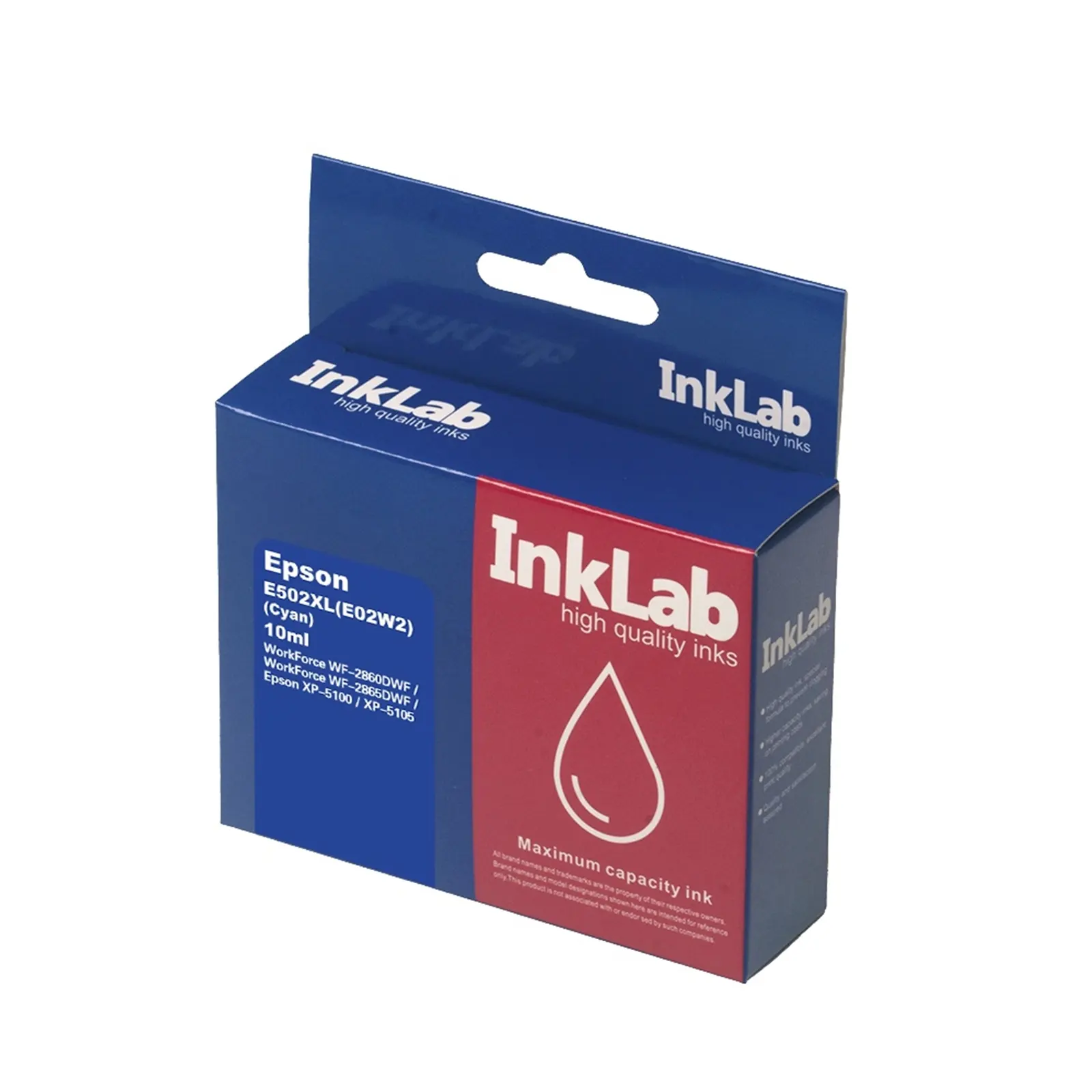 InkLab 502XL Epson Compatible Cyan Replacement Ink