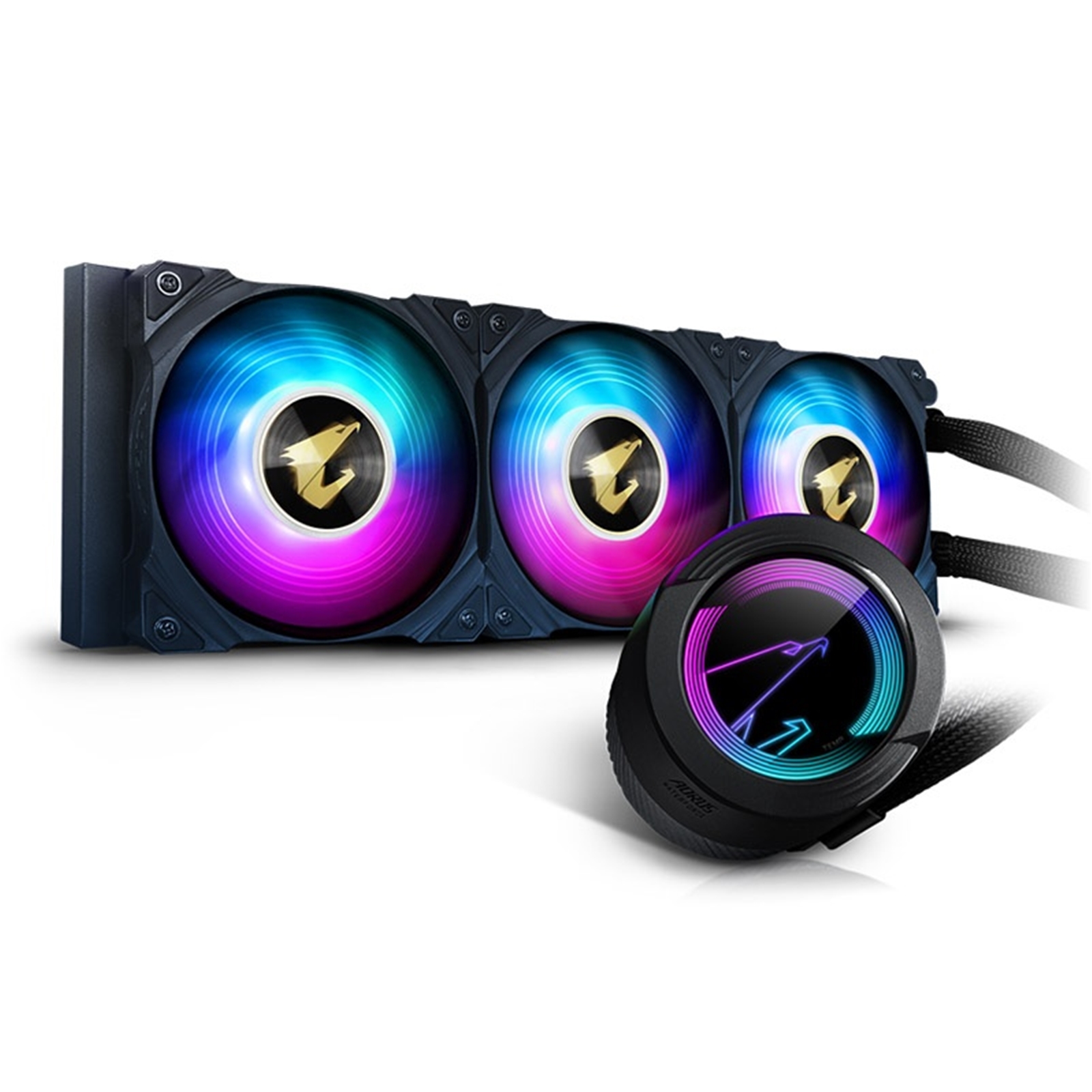 Gigabyte AORUS WATERFORCE 360 ARGB Liquid AIO Performance CPU Cooler - 360mm