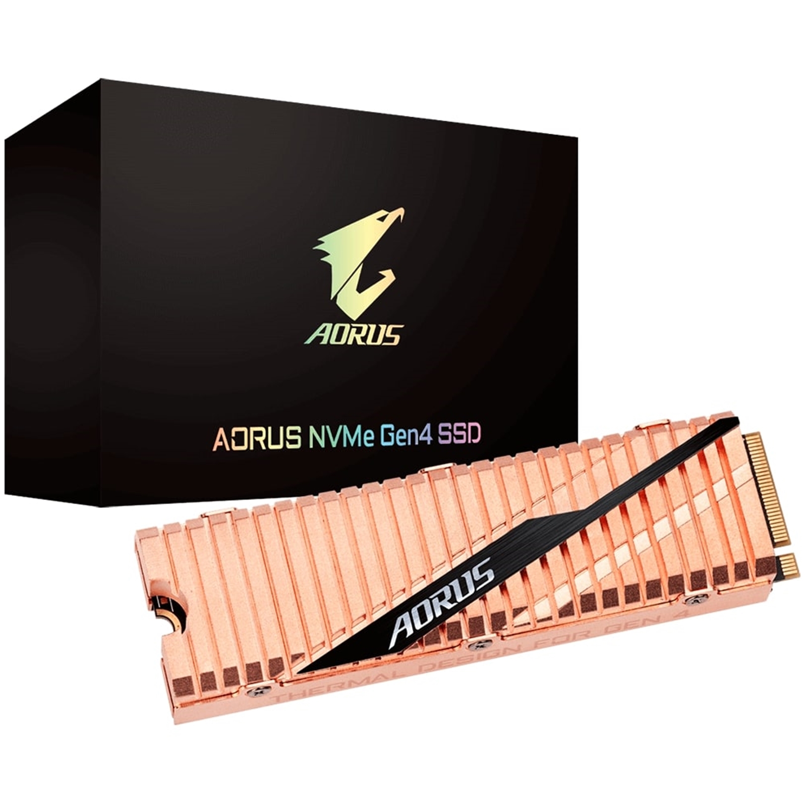 Gigabyte AORUS Gen4 (GP-ASM2NE6100TTTD) 1TB NVMe M.2 Interface, PCIe 4.0, 2280 SSD,  Read 5000MB/s, Write 4400MB/s 5 Year Warranty