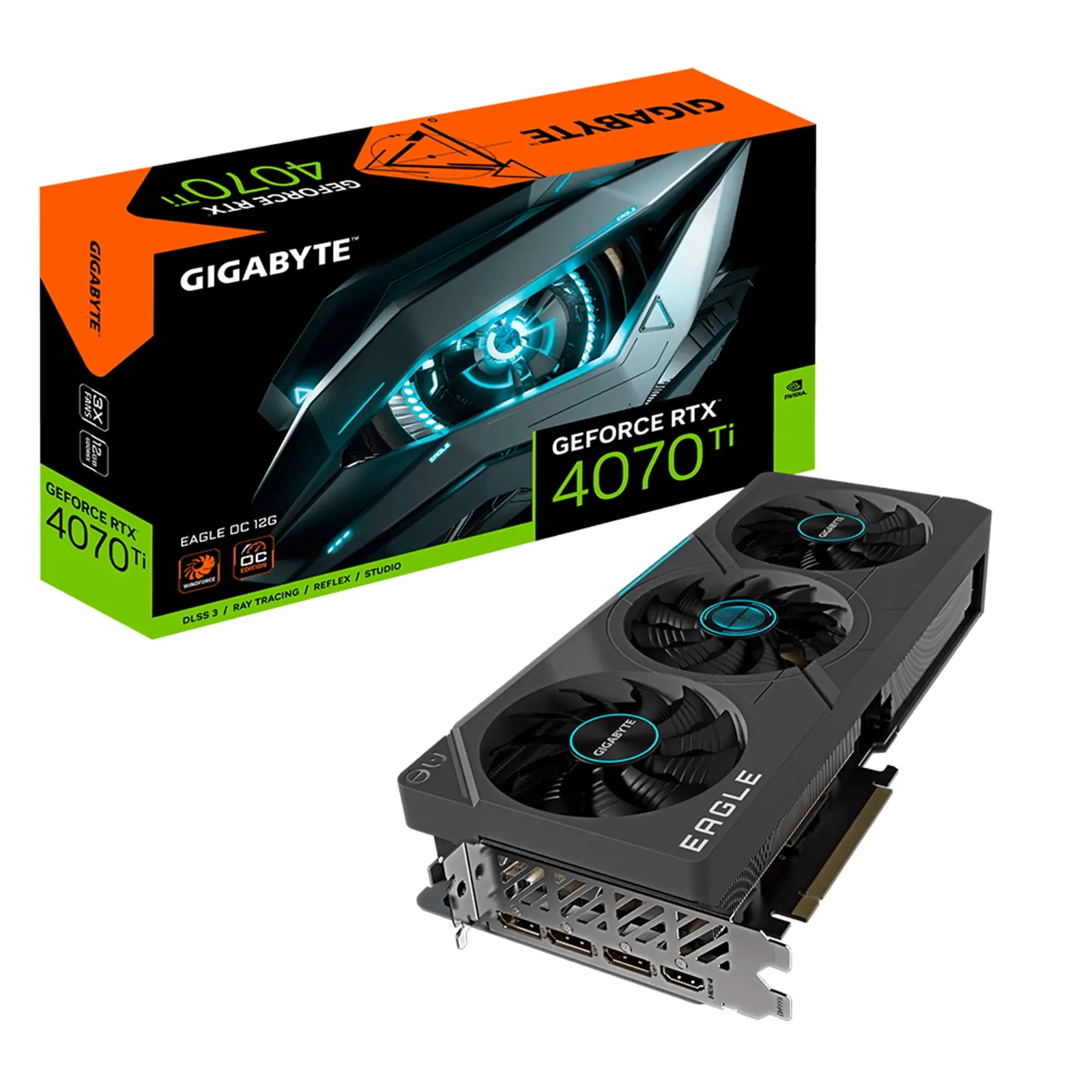 Gigabyte Nvidia GeForce RTX 4070 Ti EAGLE OC 12GB Triple Fan RGB Graphics Card