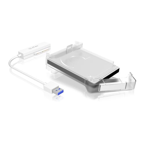 Icy Box (IB-AC703-U3) USB 3.0 to 2.5"" SATA Adapter Cable with HDD Protection Box