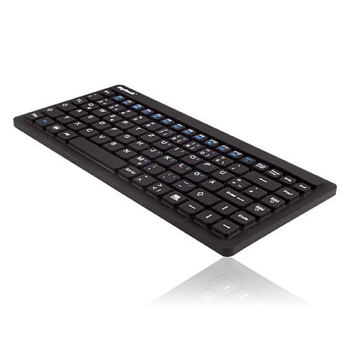 Icy Box Keysonic Industrial Mini USB Keyboard, Waterproof & Dustproof, NEMA 4X & IP68, Black