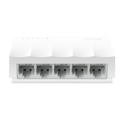 TP-LINK (LS1005) 5-Port 10/100Mbps Unmanaged Desktop LiteWave Switch, Plastic Case