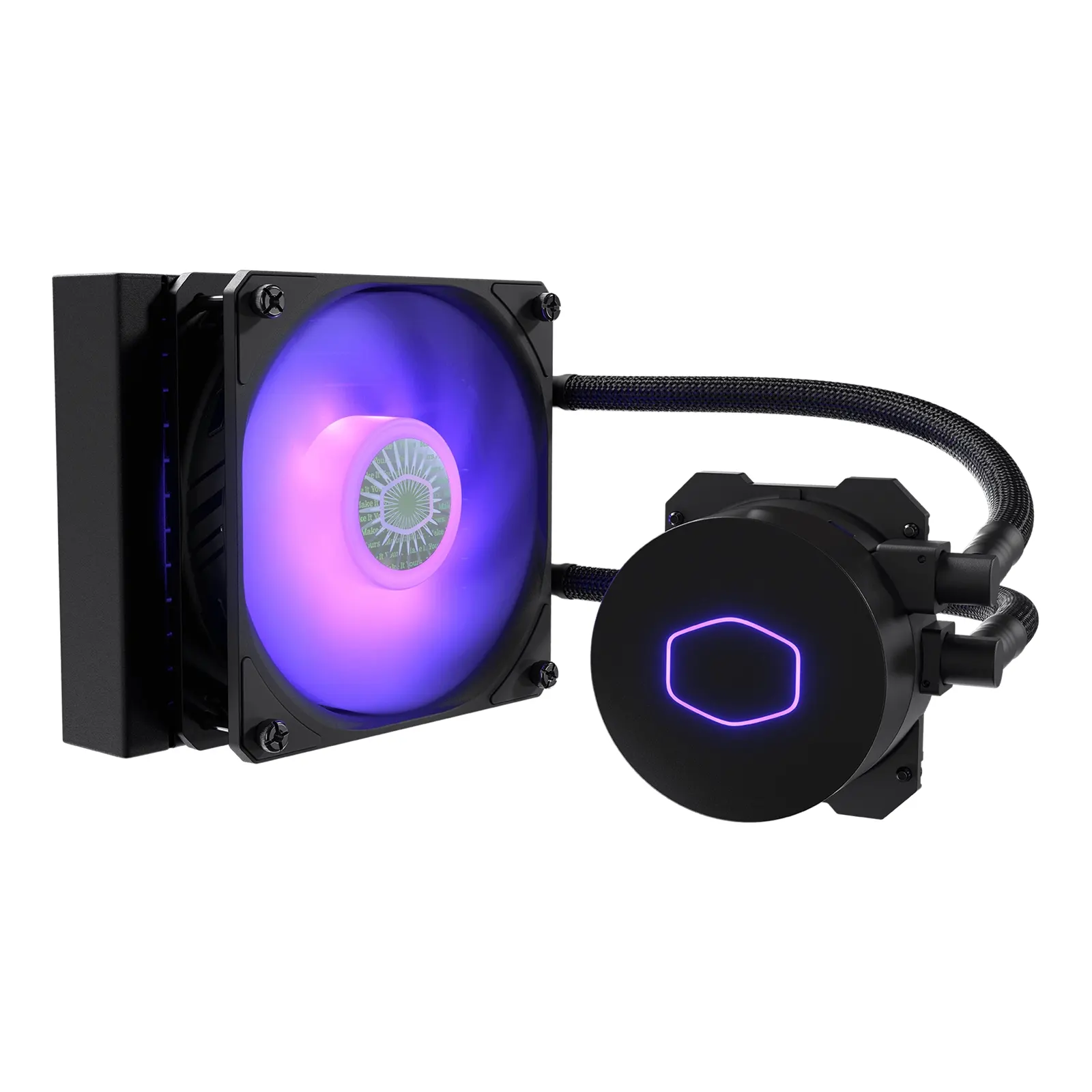 COOLER MASTER MasterLiquid ML120L V2 RGB Universal Socket 120mm PWM 1800RPM RGB LED AiO Liquid CPU Cooler