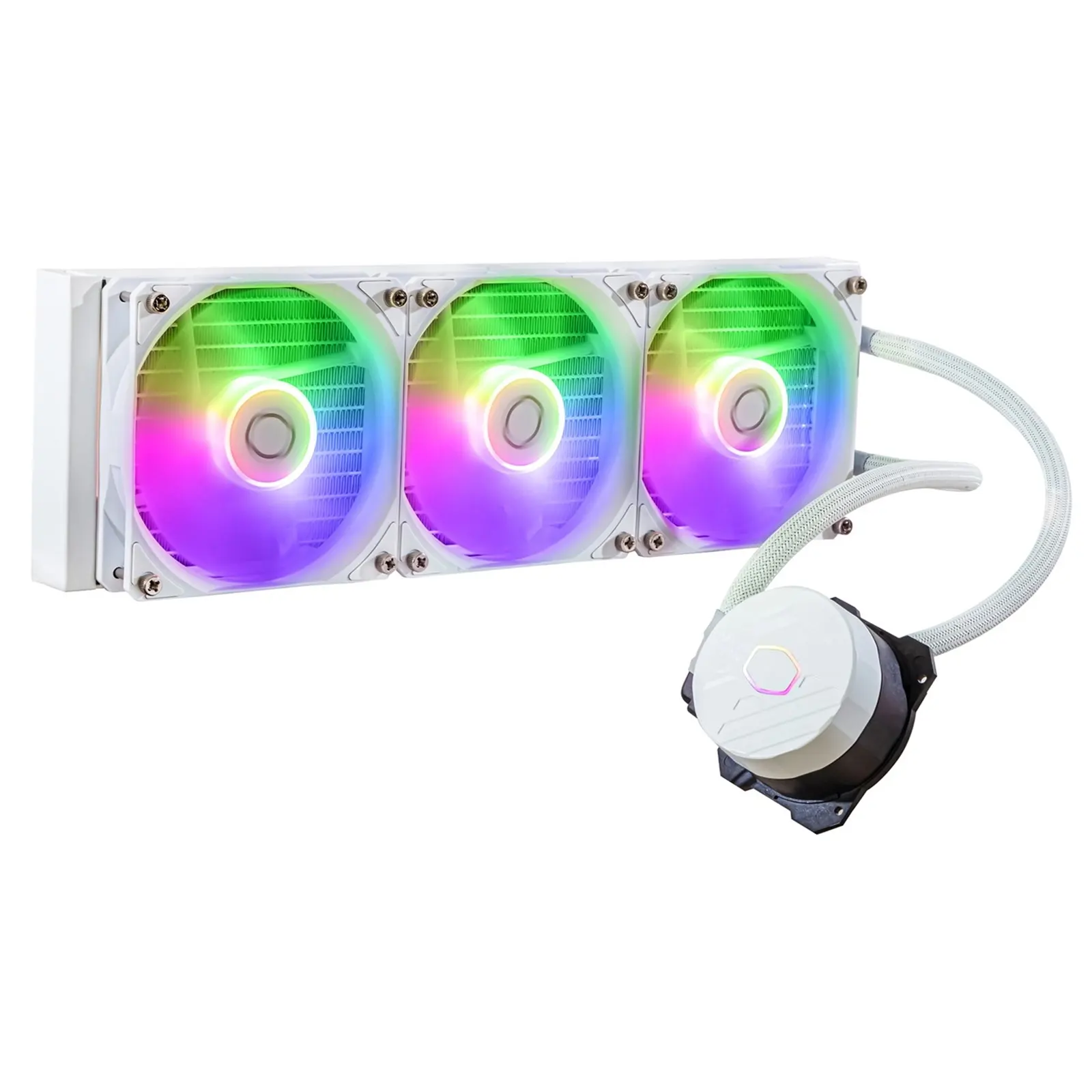 Cooler Master MasterLiquid 360L Core ARGB White All In One Liquid CPU Cooler - 360mm