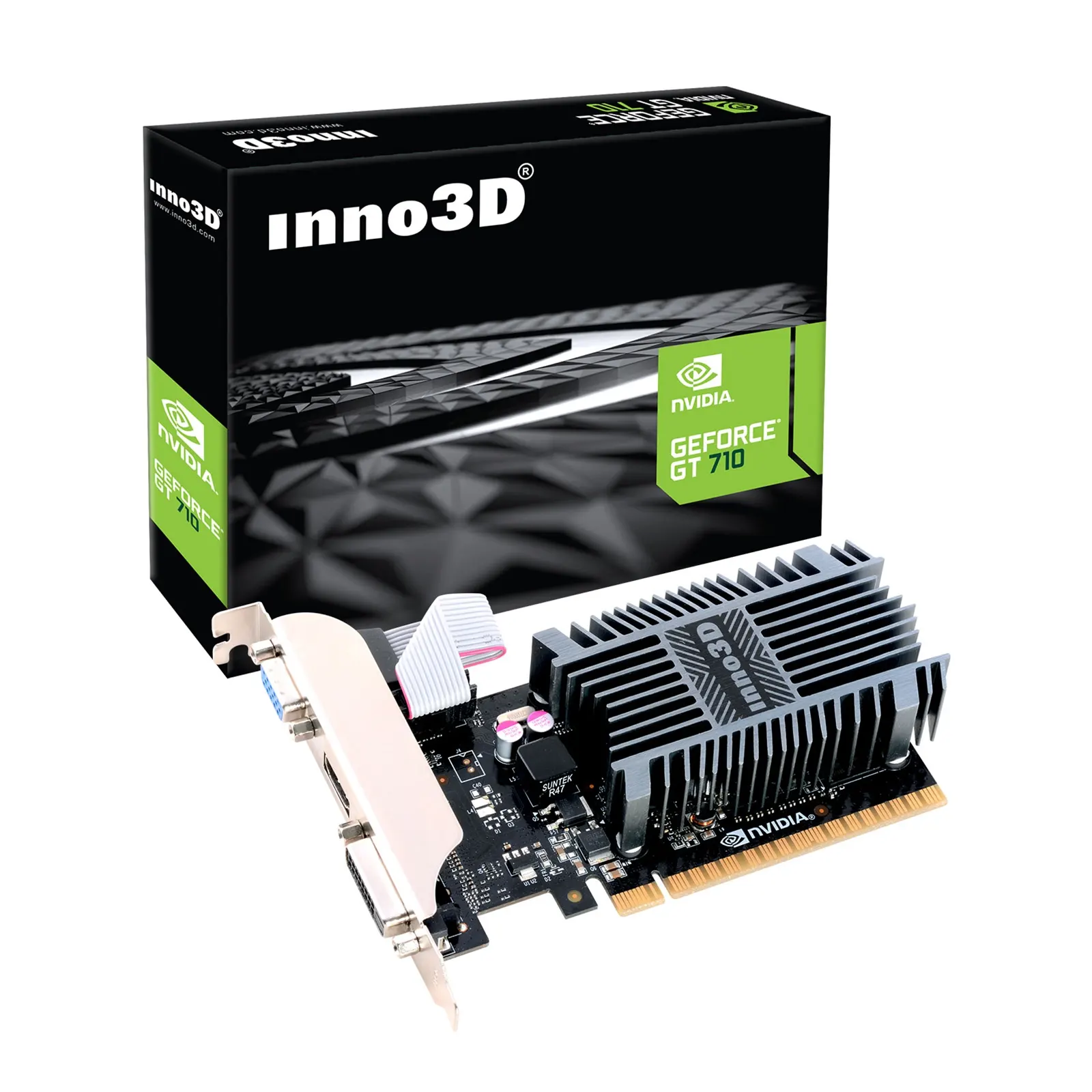 Inno3D Nvidia GeForce GT710 2GB DDR3 Low Profile Silent Graphics Card